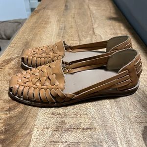 Nisolo - Ecuador Huarache Sandal Almond - Size 7